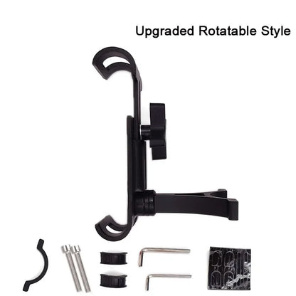 Motorcycle Bicycle Phone Holder Aluminum Alloy 360 Rotate Anti-slip Bracket Support GPS Clip Bike Phone Stand for iPhone Xiaomi