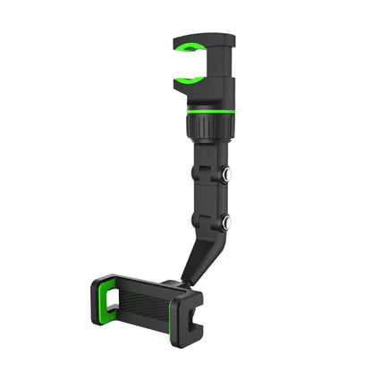 MirrorMount™ – A smart mount that attaches to the rearview mirror for the perfect phone view.