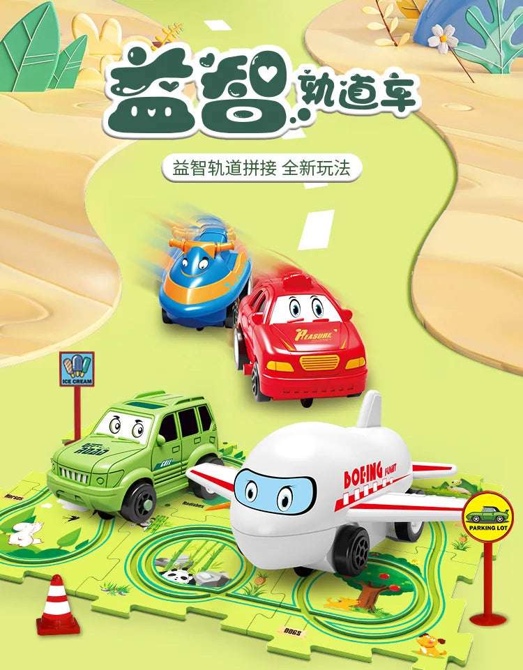 Puzzle Car Elétrico de Ferrovia - Essential