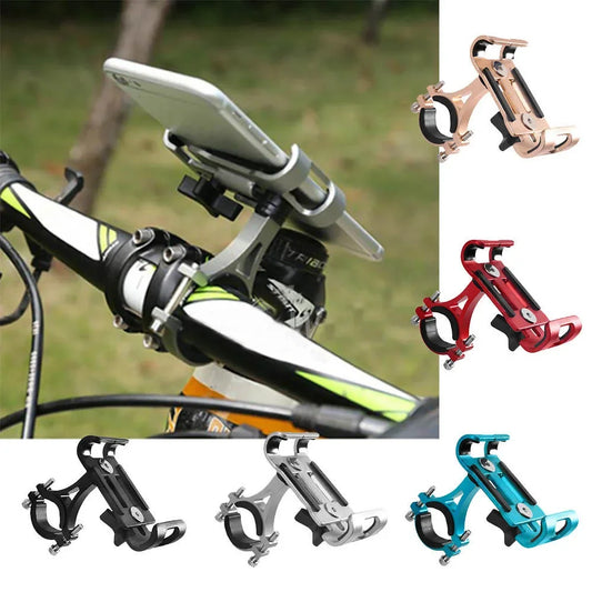 RideLock™ – 360° Aluminum Phone Mount for Bikes & Motorcycles