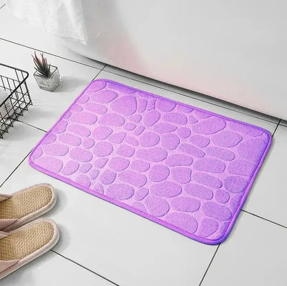 PebbleSoft™ – A textured mat that provides comfort and stability with every step