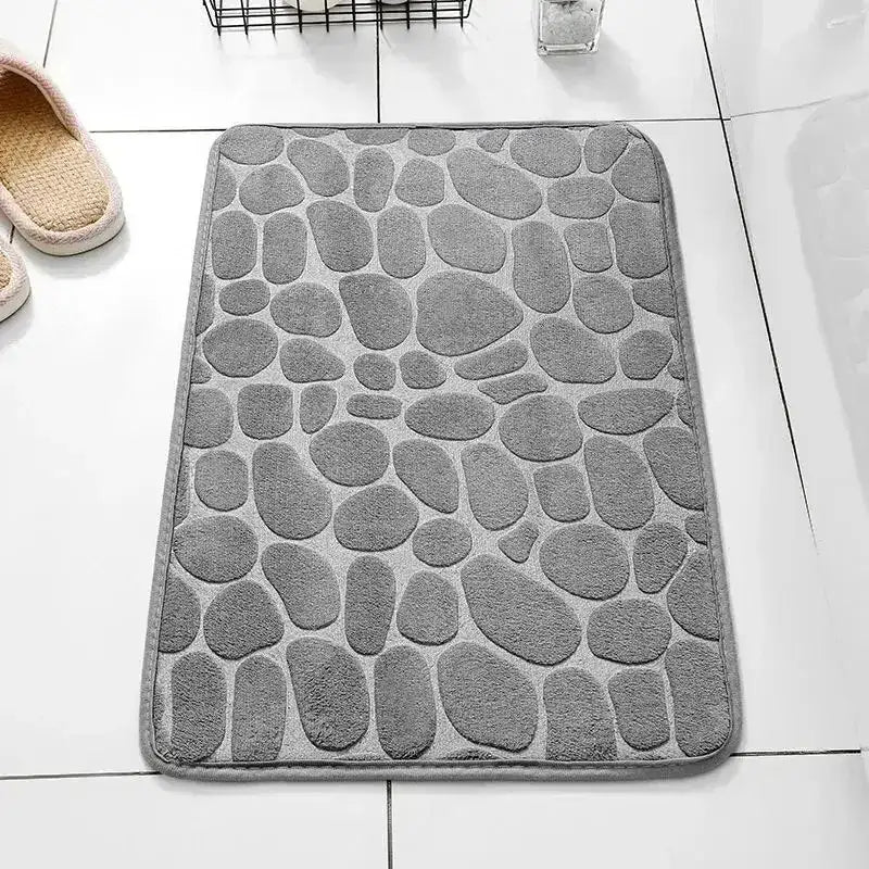 PebbleSoft™ – A textured mat that provides comfort and stability with every step