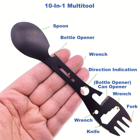 ToolSpork™ – A 10-in-1 spork that combines a utensil and tool in one