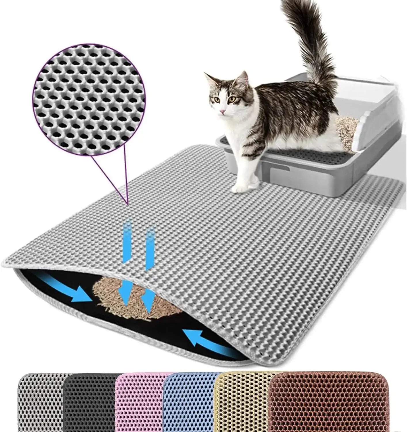 LitterTrap™ – A smart mat that traps litter and keeps your floor clean