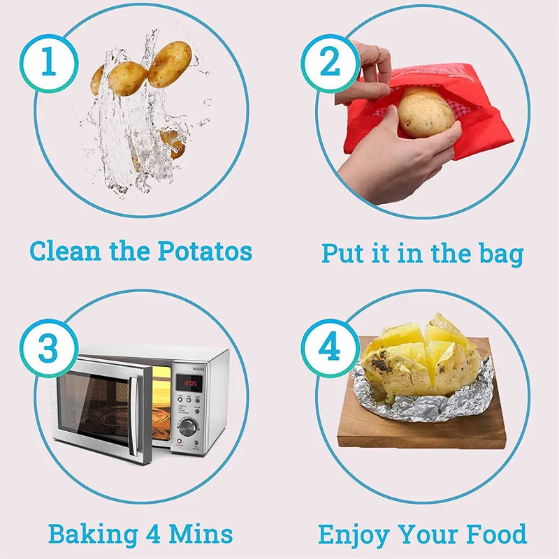PotatoExpress™ – Make perfect potatoes in minutes in the microwave