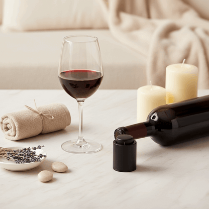 Flat lay aspiracional com WineLock