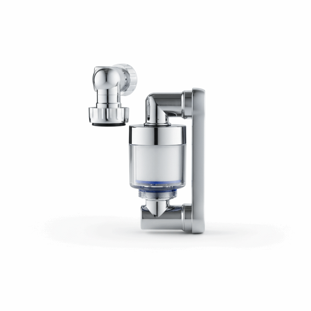 SmartSplash 1080 vista lateral mostrando articulação giratória