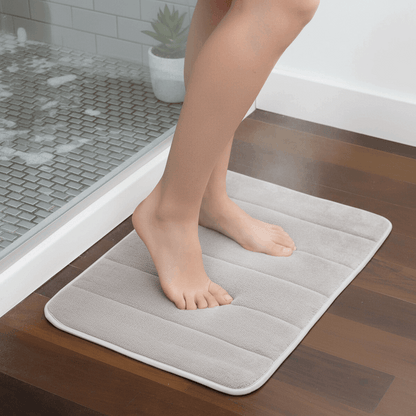 Tapete a absorver água rapidamente pés secos