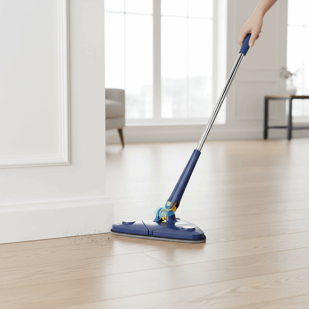 TriClean a limpar cantos e espaços apertados